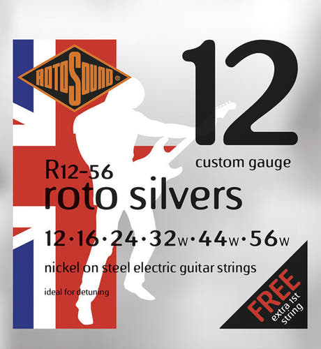 Rotosound Roto Silvers R12-56 elguitarstrenge 12-56