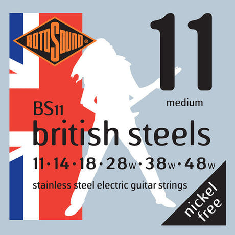 Rotosound British Steels BS11 elguitarstrenge 11-48