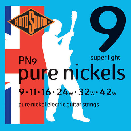 Rotosound Pure Nickels PN9 elguitarstrenge 9-42