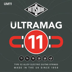 Rotosound Strings for E-guitar Ultramag - Set Medium 11-48 (UM11)