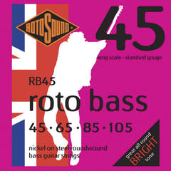 Rotosound E-Bass Strings Roto Bass - Set 4-string Nickel Standard 45-105 (RB45)