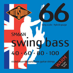 Rotosound E-Bass Strings Swing Bass 66 - Set 4-string Nickel Hybrid 40-100 (SM66N)