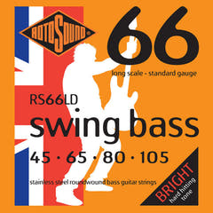 Rotosound E-Bass Strings Swing Bass 66 - Set 4-string Standard 45-105 (RS66LD)