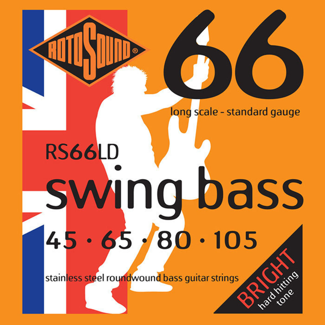 Rotosound E-Bass Strings Swing Bass 66 - Set 4-string Standard 45-105 (RS66LD)