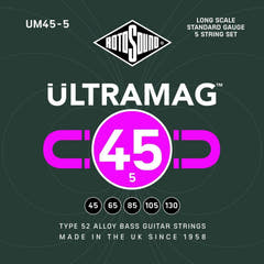 Rotosound E-Bass Strings Ultramag - Set 5-string Standard 45-130 (UM45-5)