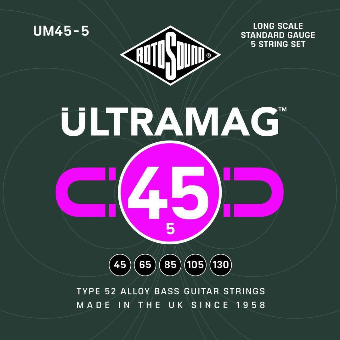 Rotosound E-Bass Strings Ultramag - Set 5-string Standard 45-130 (UM45-5)