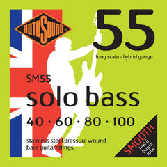 Rotosound E-Bass Strings Solo Bass 55 - Set 4-string Hybrid 40-100 (SM55)
