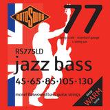 Rotosound Jazz Bass Strings Jazz Bass 77 - Set 5-string Flatwound Standard 45-130 (RS775LD)