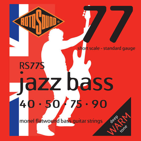 Rotosound Jazz Bass Strings Jazz Bass 77 - Set 4-string Short 40-90 //Short scale length (30"/760mm) (RS77S)