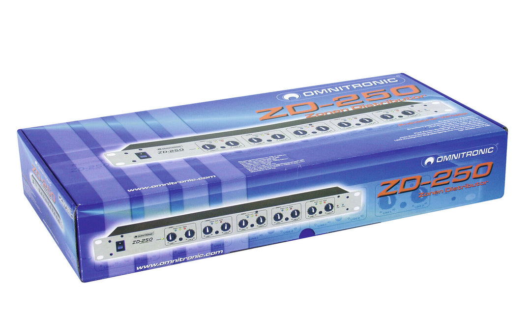 OMNITRONIC ZD-250 Zone Distributor