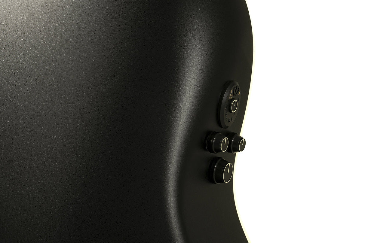 Ovation E-Acoustic Guitar Pro Series Ultra Mid-Depth Non-Cutaway - Silver Shadow (1516SSM-G)