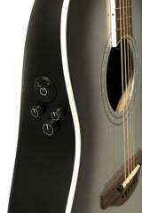 Ovation E-Acoustic Guitar Pro Series Ultra Mid-Depth Non-Cutaway - Silver Shadow (1516SSM-G)