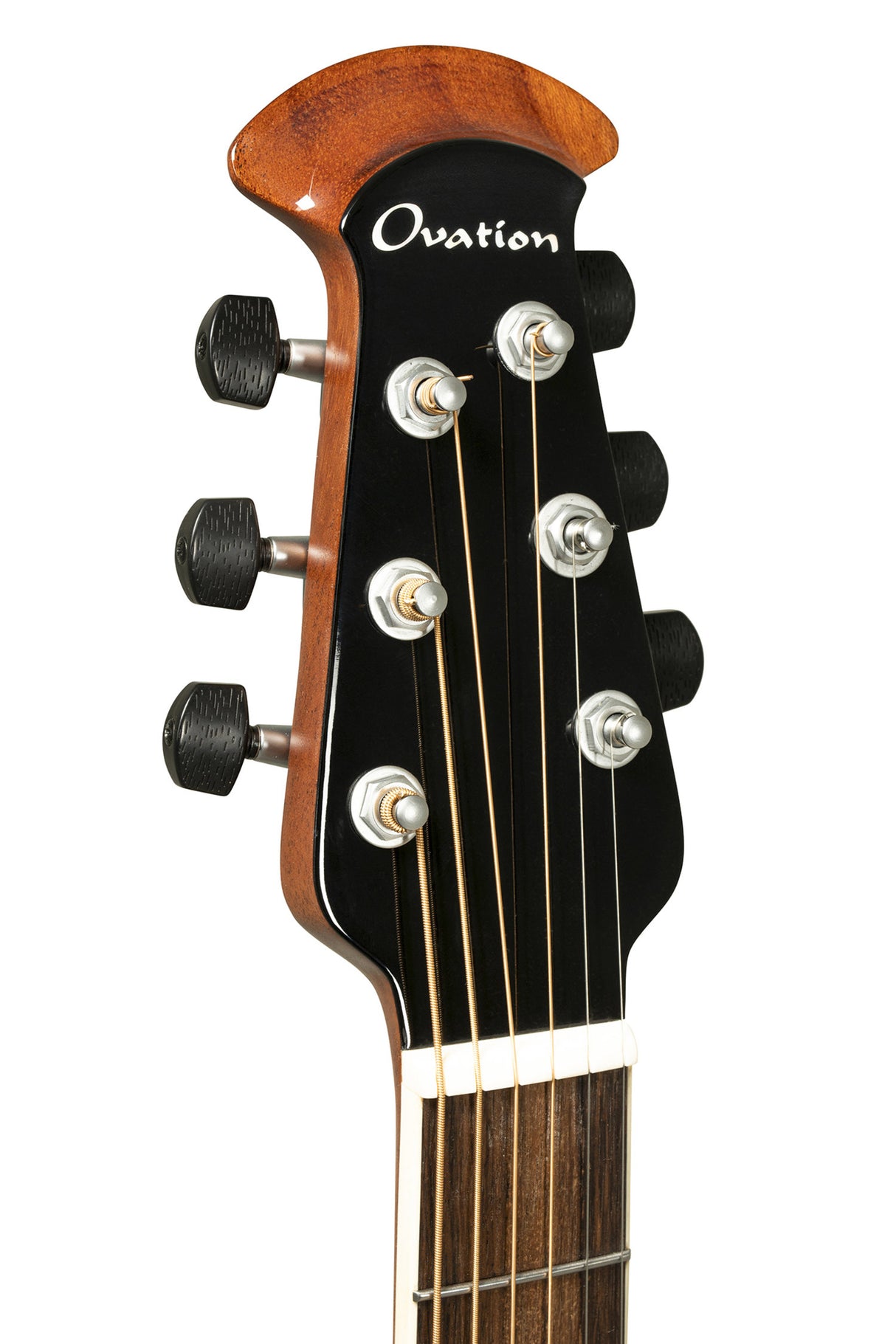 Ovation E-Acoustic Guitar Pro Series Ultra Mid-Depth Non-Cutaway - Silver Shadow (1516SSM-G)