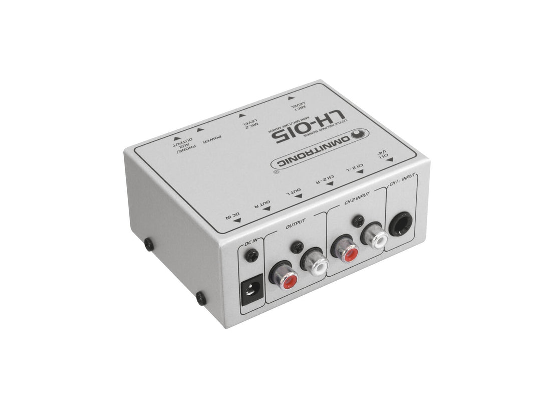 OMNITRONIC LH-015 2-channel Mic/Line Mixer
