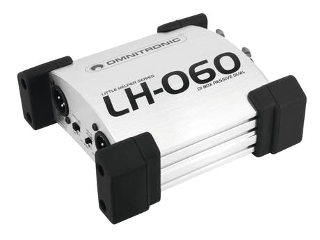 OMNITRONIC LH-060 PRO Dual DI Box passive