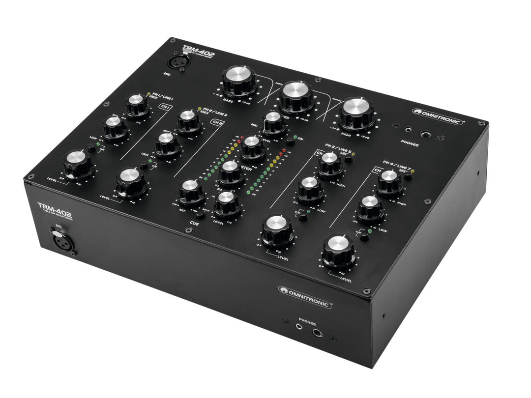 OMNITRONIC TRM-402 4-channel Rotary Mixer