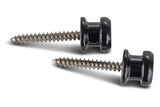 Fire & Stone Security Lock remknap, blank sort, 2 stk.