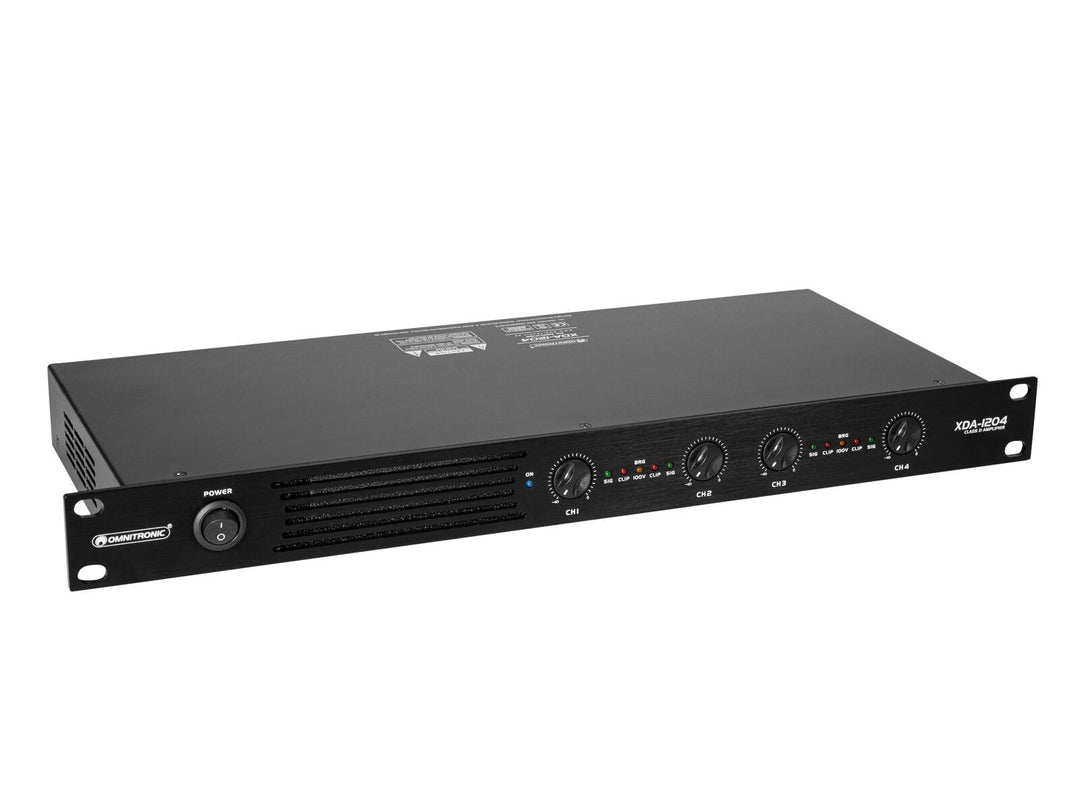 OMNITRONIC XDA-1204 4-channel Class D Amplifier