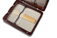 GEWA Reed case Clarinet 6 reeds - Red brown lacquered finish