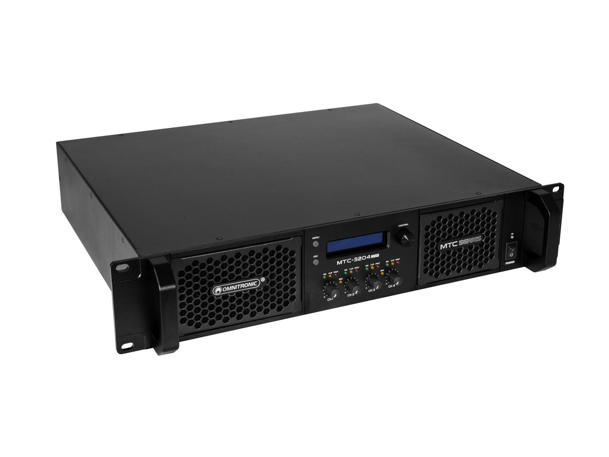 OMNITRONIC MTC-3204DSP 4-channel Amplifier with DSP