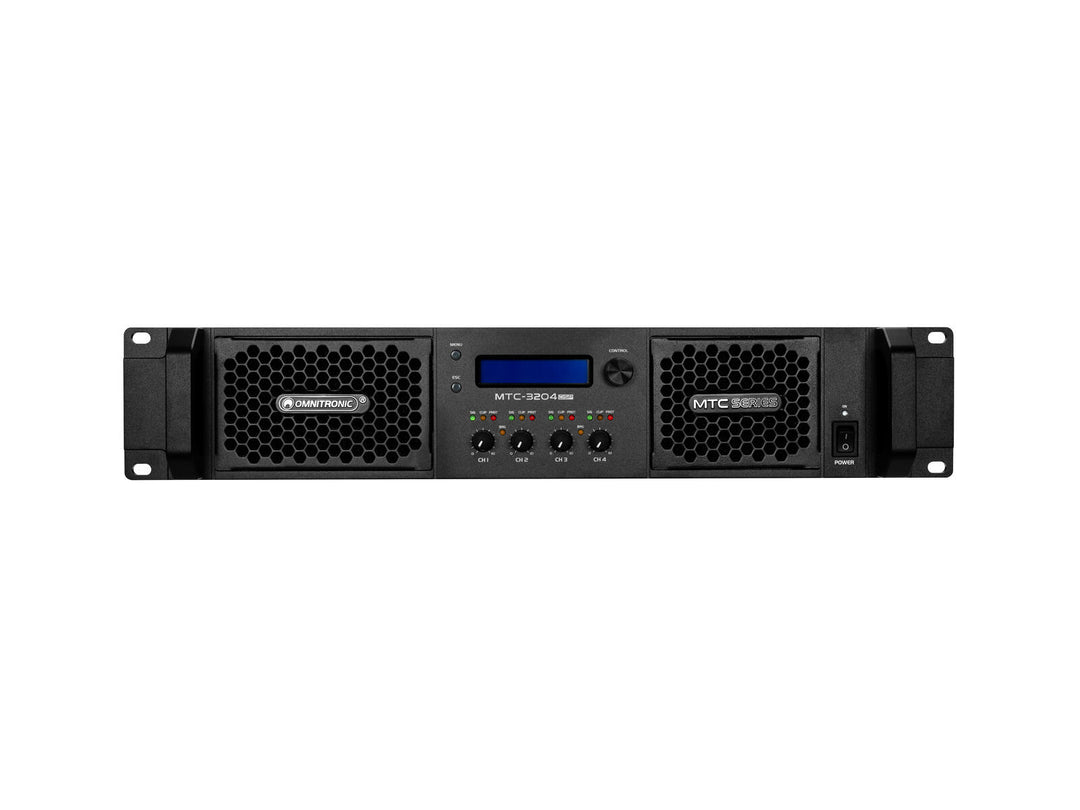 OMNITRONIC MTC-3204DSP 4-channel Amplifier with DSP