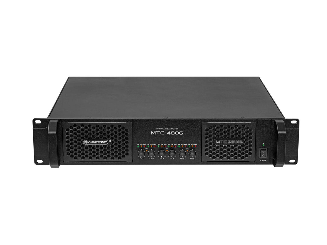 OMNITRONIC MTC-4806 6-channel Amplifier