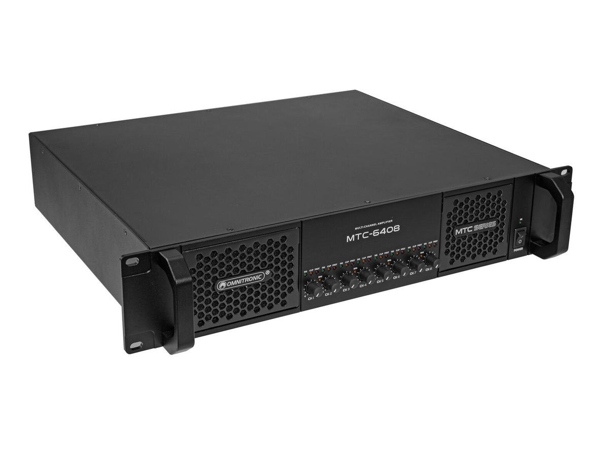 OMNITRONIC MTC-6408 8-channel Amplifier