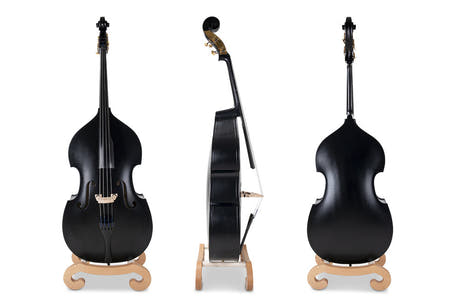 GEWA Rockabilly kontrabas 3/4 i sort satin, sat op uden pickup