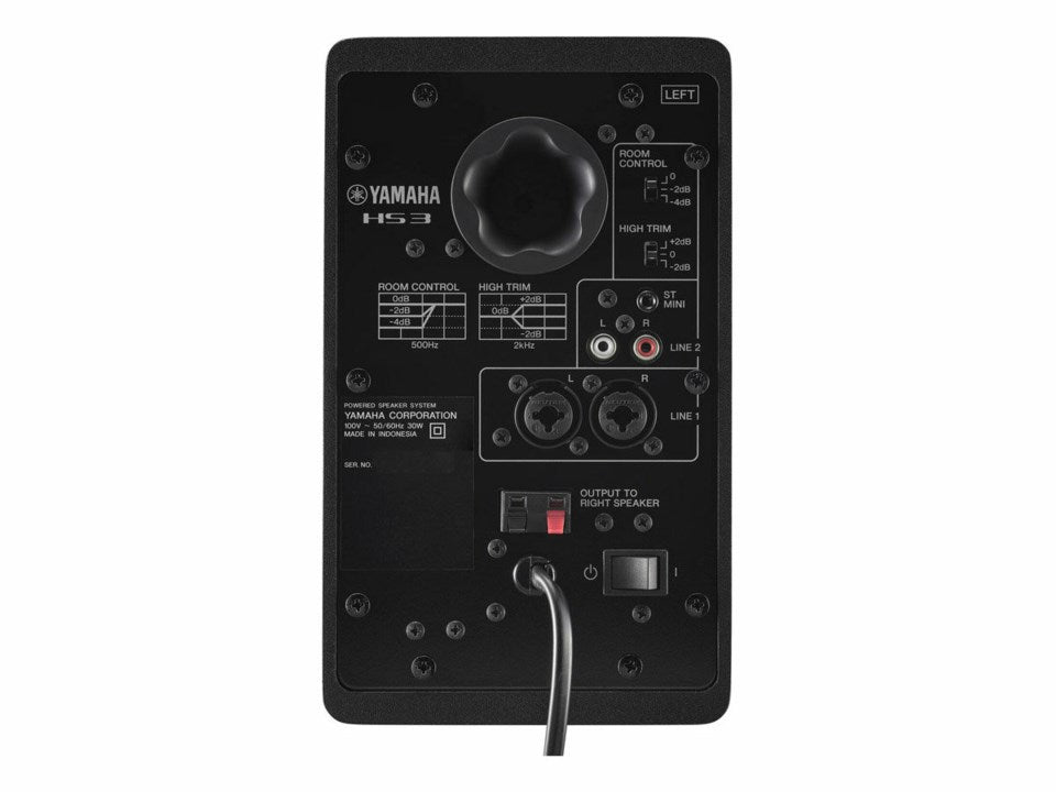 Yamaha HS3 Aktive Studie Monitors (Sort)
