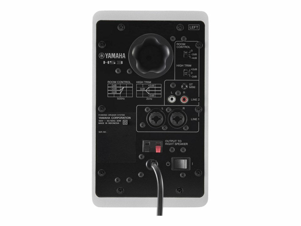Yamaha HS3 W Aktive Studie Monitors (Hvid)