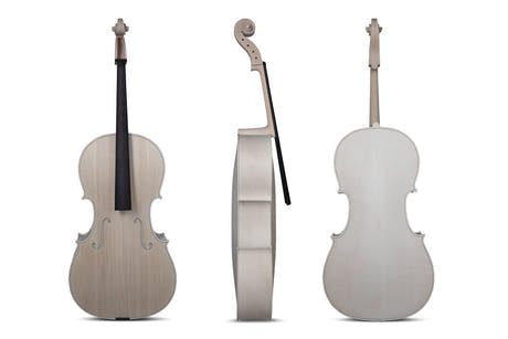 GEWA ulakeret cello 4/4, Stradivari Gore-Booth, flot flammet