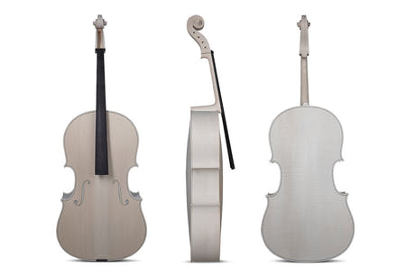 GEWA ulakeret cello 4/4, Montagnana, flot flammet