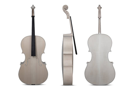 GEWA ulakeret cello 4/4, Guarneri, bedre flammet