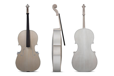 GEWA ulakeret cello 4/4, Paolo Antonio Testore, flot flammet