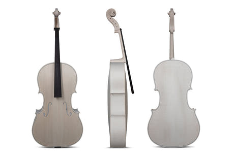 GEWA ulakeret cello 7/8, Stradivari Gore-Booth, bedre flammet