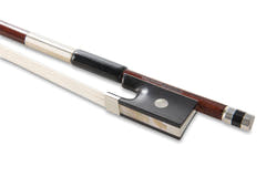 GEWA violinbue Robert Reichel, rund stang i pernambuco, sølvmonteret