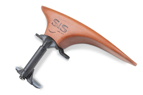 SAS hagestøtte med carbonbase, pæretræ, 32 mm høj