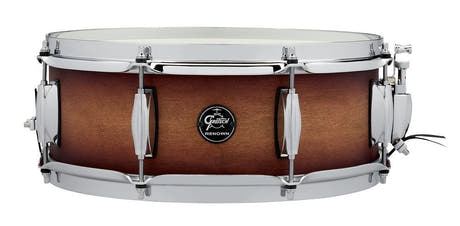 Gretsch Renown Maple lilletromme 14" x 5", Satin Tobacco Burst