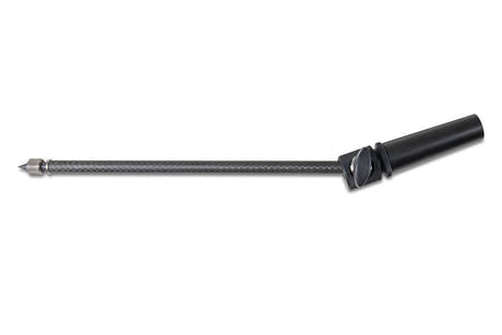 Stahlhammer pigstok i kulfiber til cello, medium 27 til 47 cm, sort