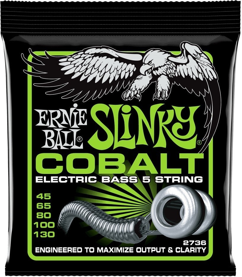 Ernie Ball 2736 Cobalt 5-String Bass Slinky