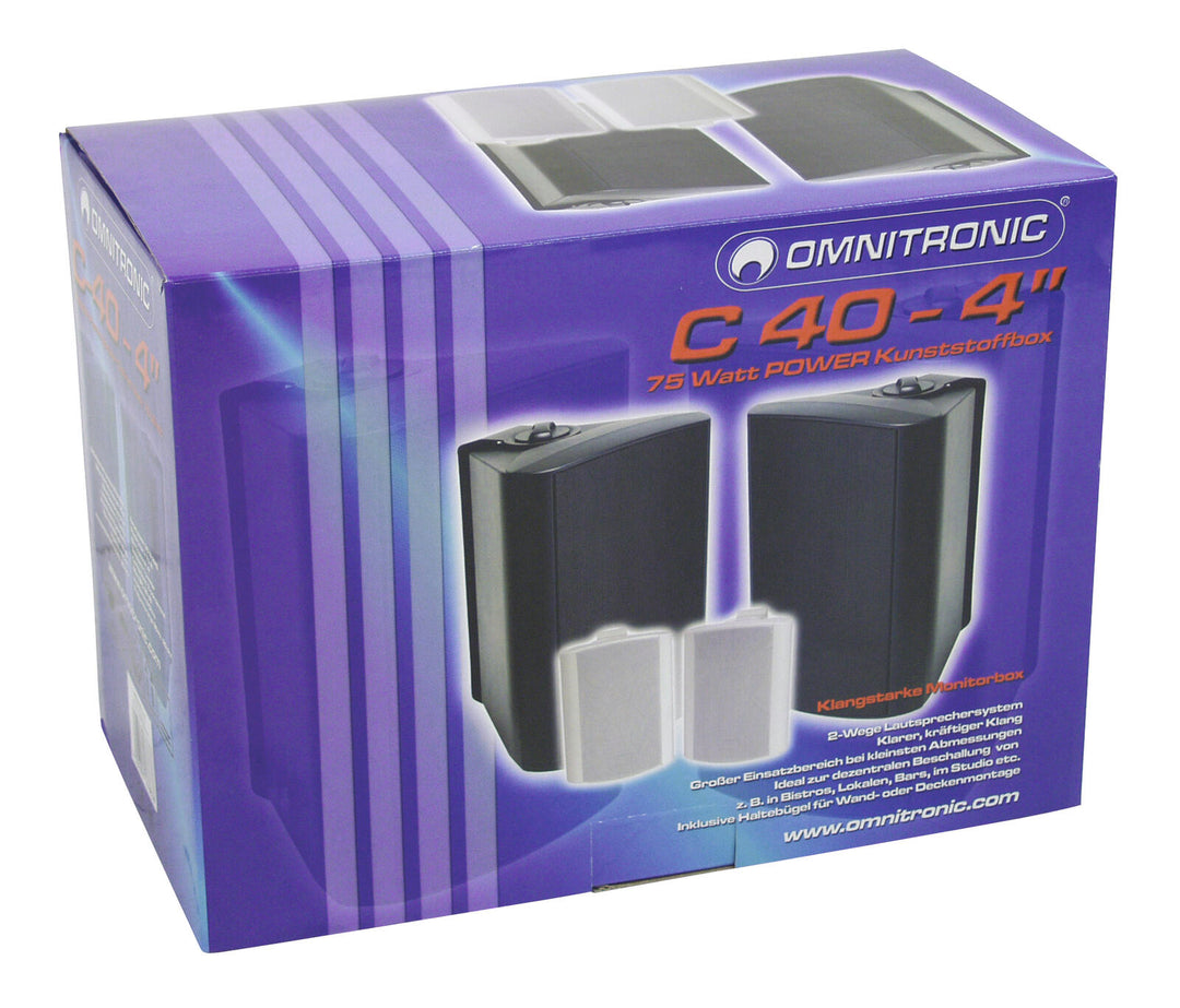 OMNITRONIC C-40 white 2x