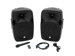 OMNITRONIC Set XFM-212AP + Speaker Stand MOVE MK2