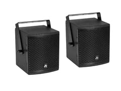 OMNITRONIC Set MOLLY-12A Subwoofer active + 4x MOLLY-6 Top 8 ohms, black