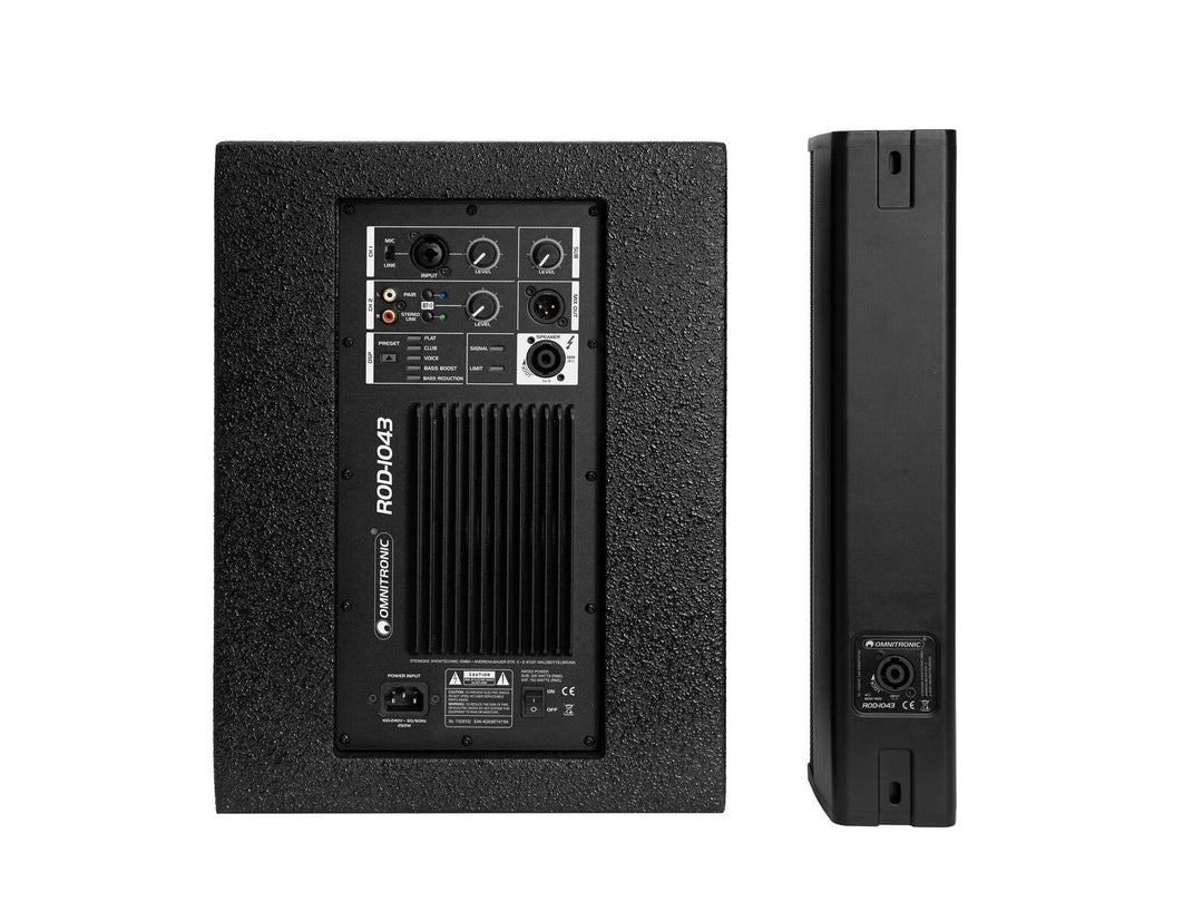 OMNITRONIC ROD-1043 Active Column Speaker System