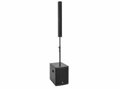 OMNITRONIC Set ROD-1283 active column speaker system + speaker stand + cover set