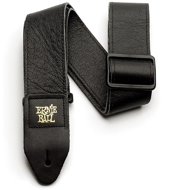 Ernie Ball EB-4134 Italian Leather Strap Black