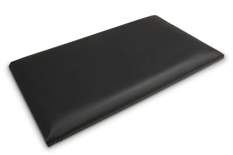 GEWA sædeflade til Deluxe klaverbænk, sort kunstlæder, 52 x 30 cm