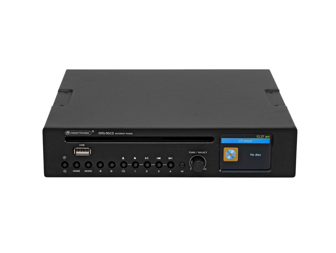 OMNITRONIC DRS-95CD Internet Radio with DAB+, Bluetooth and CD Player