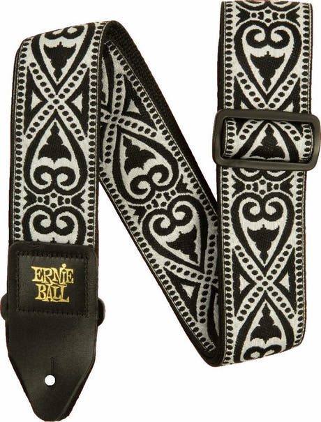 Ernie Ball Black Heart Jacquard Strap - 5345