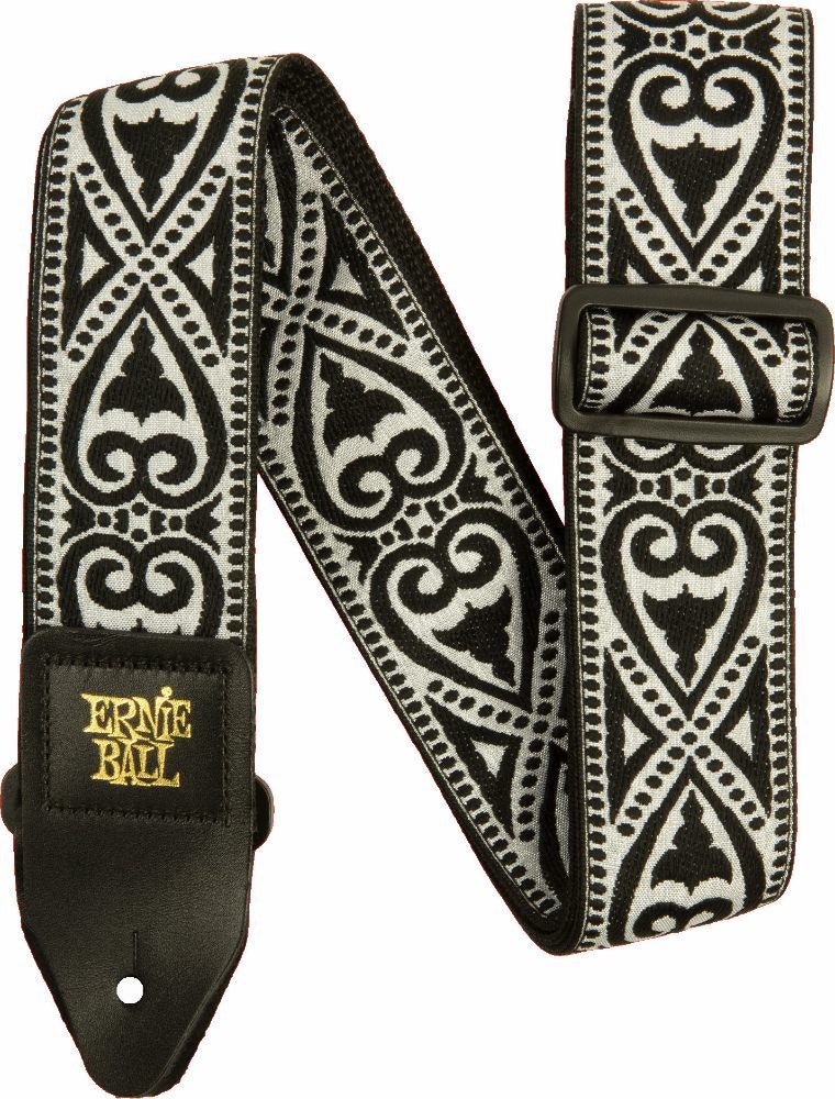 Ernie Ball Black Heart Jacquard Strap - 5345